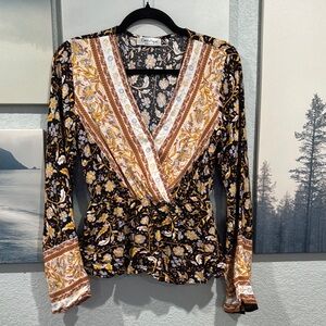 Chic Bohemian Floral Top